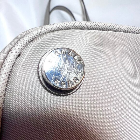 Michael Kors Jet Set Nylon Large Tote/Satchel/Shoulder Purse-Light Gray-Adjust - Picture 14 of 16